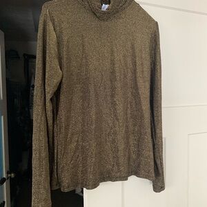 Womens Gold Turtleneck NWT